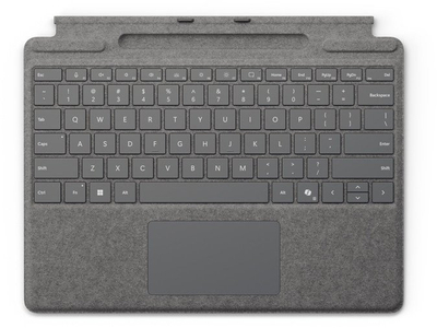 Tastierë Microsoft Surface Pro Keyboard With Pen Storage, me touchpad, me Fn keys, e zezë