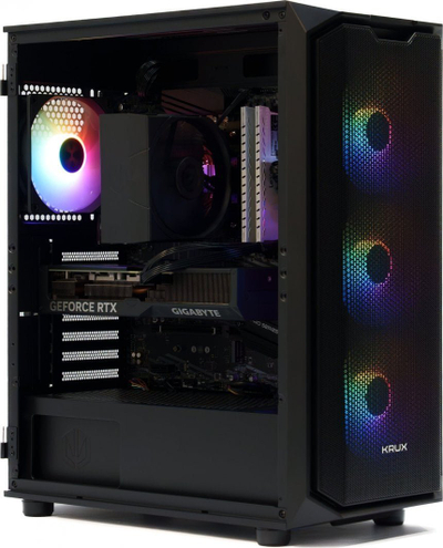 Kompjuter për lojëra Game X G100, Ryzen 5 5600, RTX 3060, 16GB RAM, 512GB SSD, i zi