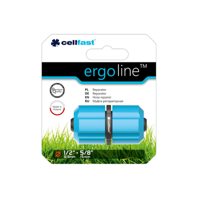 Rregullues zorresh uji Cellfast Ergo 1/2", plastik, blu