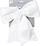 Fjongo zbukuruese Home Styling Collection Ornamental White Velour Bow, 32x34cm, për pemë Krishtlindjesh, e bardhë
