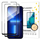 Xham mbrojtës Wozinsky Full Glue për Samsung Galaxy A17 A17 5G, set 2 copë, 9H, me kornizë të zezë