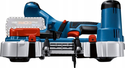 Sharrë shirit Bosch GCB 18V-63 pa kabllo, 18V, pa bateri e pa karikues, blu