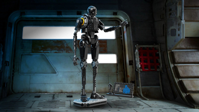 Figurë ndërtimi LEGO Star Wars K-2SO Security Droid, set koleksionues, për ekspozim, shumëngjyrëshe