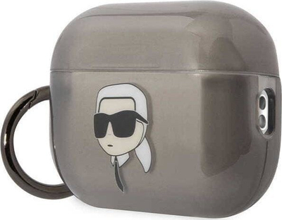 Mbulesë Karl Lagerfeld KKLAP2HNIKTCK për Apple AirPods Pro 2, TPU PC, dizajn Ikonik, e zezë