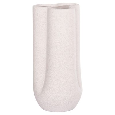 Dekor tavoline qeramike Glaze Φ14x29Hcm (HM4612.01), bardhë