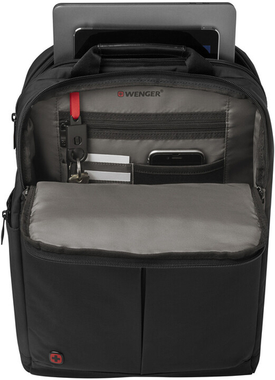 Çantë shpine WENGER RELOAD - për laptop deri 16" dhe tablet, e zezë