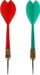 Set loje shigjetash, tabelë dyanshme 38 cm, 6 shigjeta çelik, bardh e zi