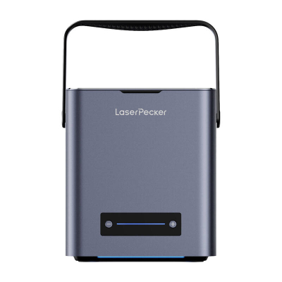 Pastrues ajri LaserPecker Air Purifier, absorbues tymi për lazer, dizajn kompakt, gri e errët