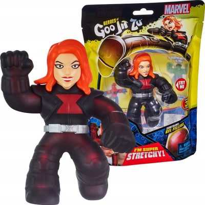 Set figura Heroes of Goo Jit Zu Black Widow, 4 copë, për kalamaj, shumëngjyrëshe