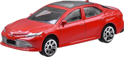 Lodër makinë prej metali Toyota Camry 1:64, me prapanicë me sustë, e kuqe