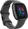Ora inteligjente Fitbit Sense 2, GPS, NFC, e zezë