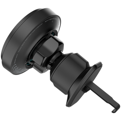 Mbajtëse veture me karikim wireless Proove Spark, Qi2.2, 25W, për ventilim, e zezë