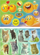 Ngjitëse POLSYR Stickers Small, 25 fletë, fytyra dhe mace, shumëngjyrëshe