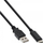 Kabllo USB InLine USB-A në USB-C 3m, USB 2.0, e zezë