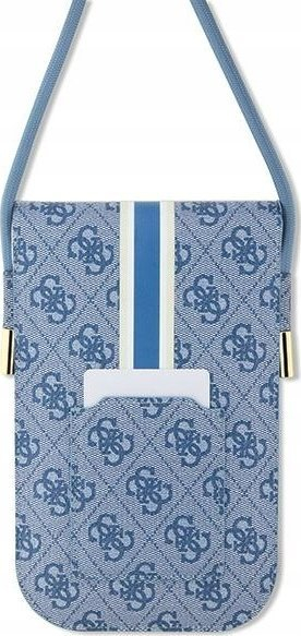 Çantë për smartphone Guess GUOWBP4RPSB, koleksioni 4G Stripes, blu