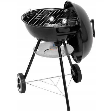 Grill me qymyr LUND 99906, i rrumbullt, 41 cm, me kapak