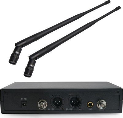 Sistem mikrofonësh wireless DNA VM Dual Headset, UHF, 2 transmiterë bodypack, i zi
