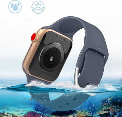 Rrip silikoni APS për Apple Watch 8, 41 40 38mm, ngjyrë mint
