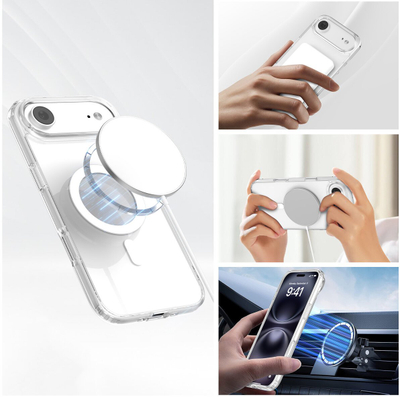 Set mbrojtës 4smarts 360 Premium Protection për Apple iPhone Air, MagSafe, transparent