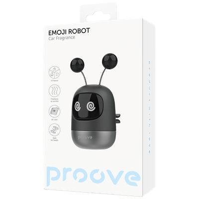 Aromë për veturë Proove Emoji Robot Stunned, 3 aroma, për ventilim