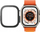 Mbrojtës ekrani PanzerGlass Frame për Apple Watch Ultra 49mm, xham i plotë, i zi