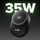 Stacion karikimi pa tela SBS Power Dock 3 në 1, Qi2.2, 35W, i zi