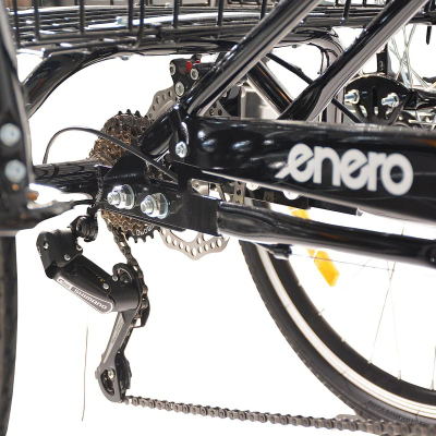 Biçikletë palosëse 3-KOOWY 24", 6 shpejtësi Shimano, e zezë