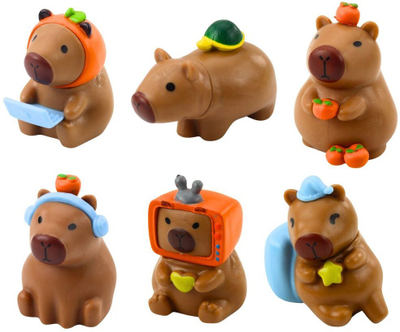 Lodër surprizë LEAN Toys Capybara, figurinë plastike, blind box