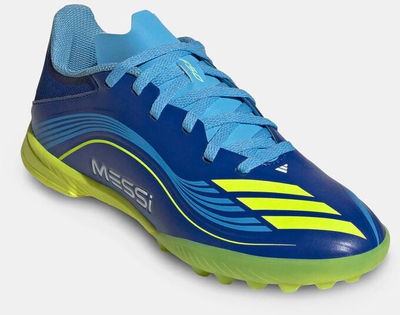 Këpucë futbolli Adidas F50 Messi League Jr TF JR4426, për bar sintetik, për kalamaj