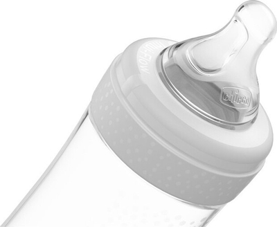 Шише за бебиња Chicco Perfect5 4M+, 300ml, силикон, розова