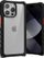 Mbulesë telefoni Mercury Bumper Pop Case për iPhone 15 Plus 6.7", hibride TPU edhe polikarbonat, kornizë e zezë
