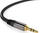 Kabllo audio PremiumCord HQ, stereo jack 3.5mm M/M, 1.5m, e zezë