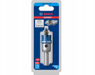 Sharrë rrethore metal Bosch Expert Sheet Metal, 24mm, për shpues rrotullues dhe goditës