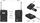 Mikrofon lavalier wireless BOYA BY-WM8 PRO, sistem UHF, për iPhone Android DSLR PC, i zi