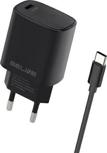 Karikues muri Beline Charger 20W, PD 3.0, me kabllo USB C, i zi