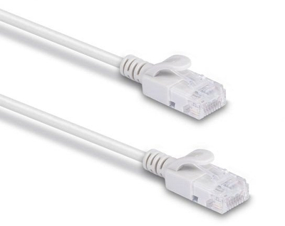 Kabllo rrjeti Lindy Cat.6A U FTP Ultra Slim, 0.5m, gri