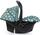 Sedilje për kukulla Bayer Design 67958AA EasyGo, dorezë e rregullueshme, me rrip sigurimi, jeshile Nordic Stars