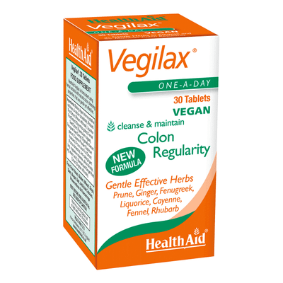 Tableta Vegilax (laksativë bimor) nga HealthAid, 30 copë