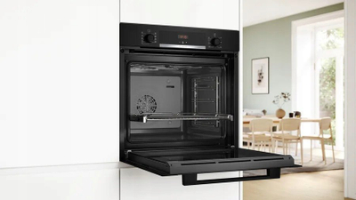 Furra inkaso me korent Bosch HBA334EB3, 71L, 59cm, e zezë