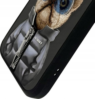 Kallëp Nimmy për iPhone 15 Pro 6.1", Cool & Cute 2.0 Dog, i zi