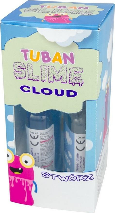Креативен сет слајм TUBAN Diy Super Slime Cloud, со вештачки снег, сина