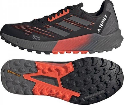 Atlete trail running Adidas Terrex Agravic Flow, meshkuj, numër 45, të zeza gri