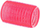 Bigudi vetëngjitës Activeshop Velcro Rollers, 3.6 cm, set me 10 copë, rozë