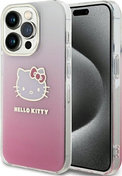 Mbulesë telefoni Hello Kitty HKHCP14LHDGKEP, për iPhone 14 Pro 6.1", gradient rozë, hardcase