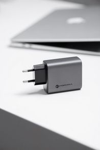 Karikues rrjeti Forcell F-Energy GaN 65W, 2x USB C, USB A, grafit