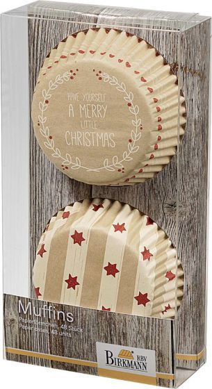 Forma letre për kek Birkmann - Litte Christmas II, 7 cm, 48 copë (440692)