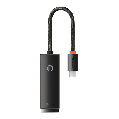 Adapter USB C në RJ45 Baseus WKQX000201, 100 Mbps, i zi