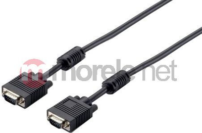 Kabllo Equip D-Sub (VGA) - D-Sub (VGA) 1.8m, e zezë