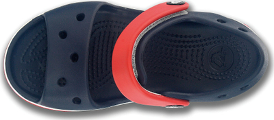 Sandale për fëmijë Crocs Crocband Jr, madhësia 20-21, blu me të kuqe