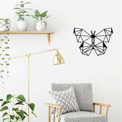 Dekor metalik Decortie Butterfly, 50x35 cm, i zi